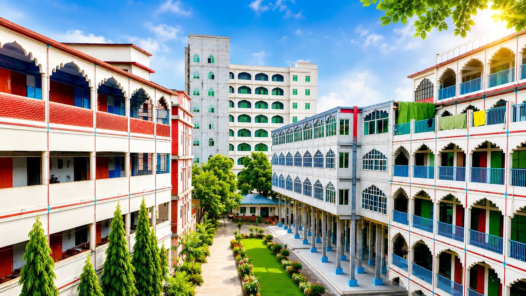 জামিয়া ইসলামিয়া দারুল উলূম মাদানিয়ার ক্যাম্পাস ও তালিবে ইলমদের দৃশ্য